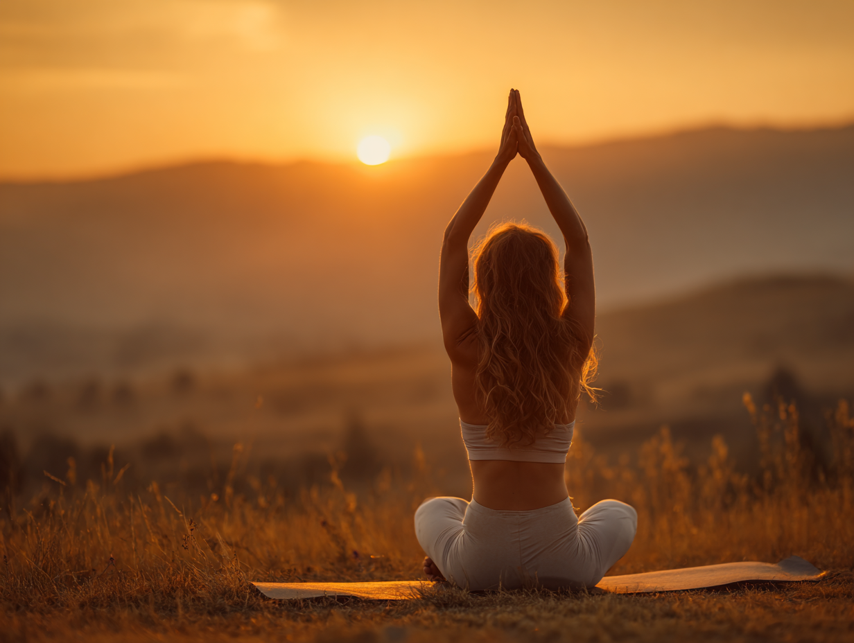 Йога-практика на сході сонця